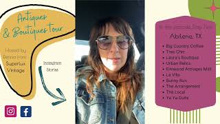Shopping in Abilene, Texas Antiques & Boutiques Tour by Superlux Vintage