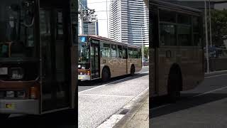 神奈中バスお43（横浜200か2407 PJ-MP35JM）🚌桜木町駅にて