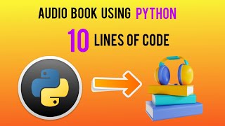 Build a Audiobook 🎧📖 using Python | Mini Project | Source code link available in the Description⬇️