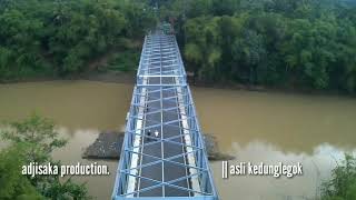 Jembatan Terbaru di Purbalingga || LINGGASARI || Pante Logending With Drone JJRC x9 heron