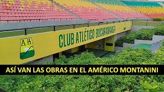 Así van las obras del estadio Américo Montanini. Imágenes del escenario.