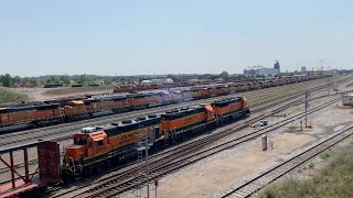 BNSF Northtown Yard Action