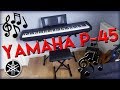 Yamaha P-45 keyboard bundle unboxing and review