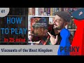 How to play Viscounts of the West Kingdom board game - Full teach - Peaky Boardgamer