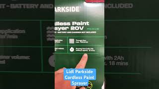 Lidl Parkside cordless paint sprayer 20v PFSA 20li B2 is it good? #shorts #parkside