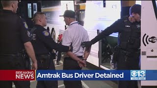 Amtrak Bus Driver Detained After Wild Ride