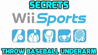 Wii Sports - Secrets - Throw Baseball Underarm
