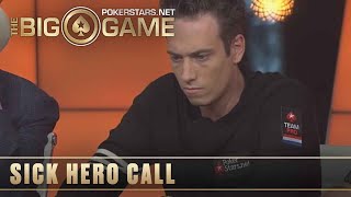 The Big Game S1 ♠️ W8, E5 ♠️ Veldhuis HERO CALL against Negreanu ♠️ PokerStars