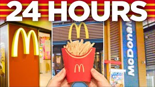 Eating ONLY McDonald's in Japan for 24 HOURS!