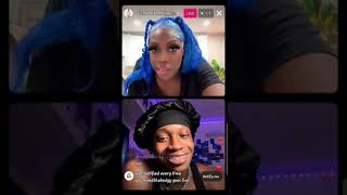 Diamond The Body - IG Live W/ Nunu - Spilling Tea (Baddies Caribbean)