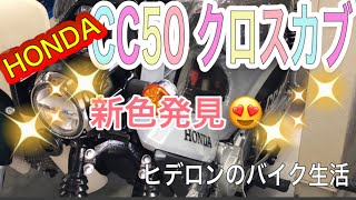 ヒデロンのバイク生活【クロスカブ CC50】新色発見