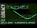 E1 Autodesk Inventor 2018 - Basic Modeling 1 Tutorial