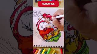 Super Mario Coloring is Fun: Watch theMushroom Kingdom Come Alive! #supermarioart #supermariobros