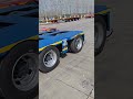 xuzhou huabang hydraulic suspension trailer hbn2 the minimum height of the cargo platform is 700mm