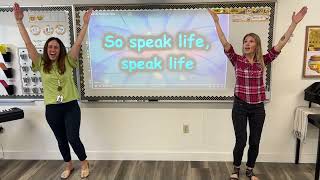 “Speak Life” by TobyMac - hand motions practice video