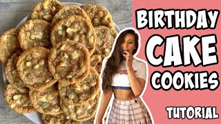 How to make Birthday Cake Cookies! tutorial