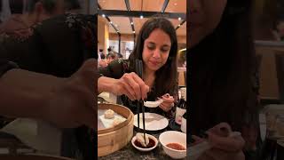 Trying Expensive Momos In Singapore 😍😍 | Din Tai Fung Restaurant Review | So Saute #shorts
