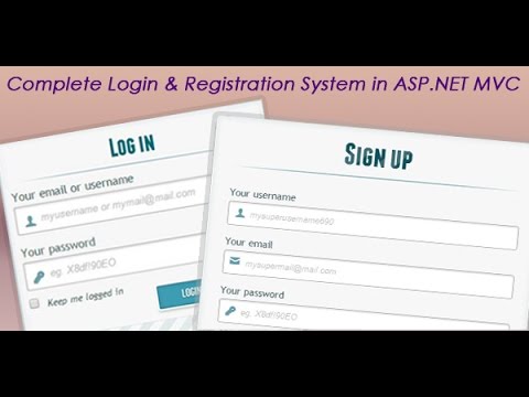 Complete login and registration system in ASP.NET MVC application Complete login and registration system in ASP.NET MVC application