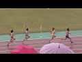 2019京都高校陸上春季大会　女子4×400ｍリレーtr決勝1組（西京）