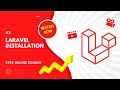 Laravel Tutorial 2022 | Laravel Installation | How to create a project in Laravel?