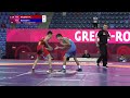 Round 4 GR - 44 kg: K. KALBAEV (KGZ) v. Y. MUSSAN (KAZ)