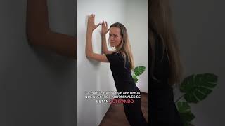 Fortalecer tu CORE con el ejercicio plancha contra la pared