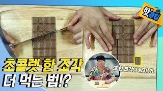 SNS에서 유행하는 실험, 한 조각을 뺀 초콜릿의 진실 [#핫클립] / YTN 사이언스