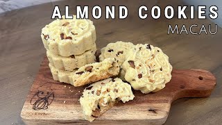 Almond Macau Cookies Recipe | 澳門杏仁餅