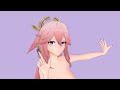 Yae & Raiden Doodle Song Dance (Read Description) | Genshin Impact MMD Animation