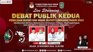 DEBAT PUBLIK KEDUA CALON BUPATI DAN WAKIL BUPATI LUMAJANG TAHUN 2024