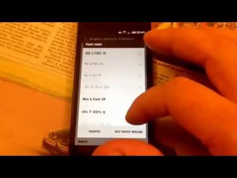 How to change fonts style on HTC One How to change fonts style on HTC One