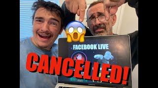 LIVE event CANCELLED on Fb, my side of story!