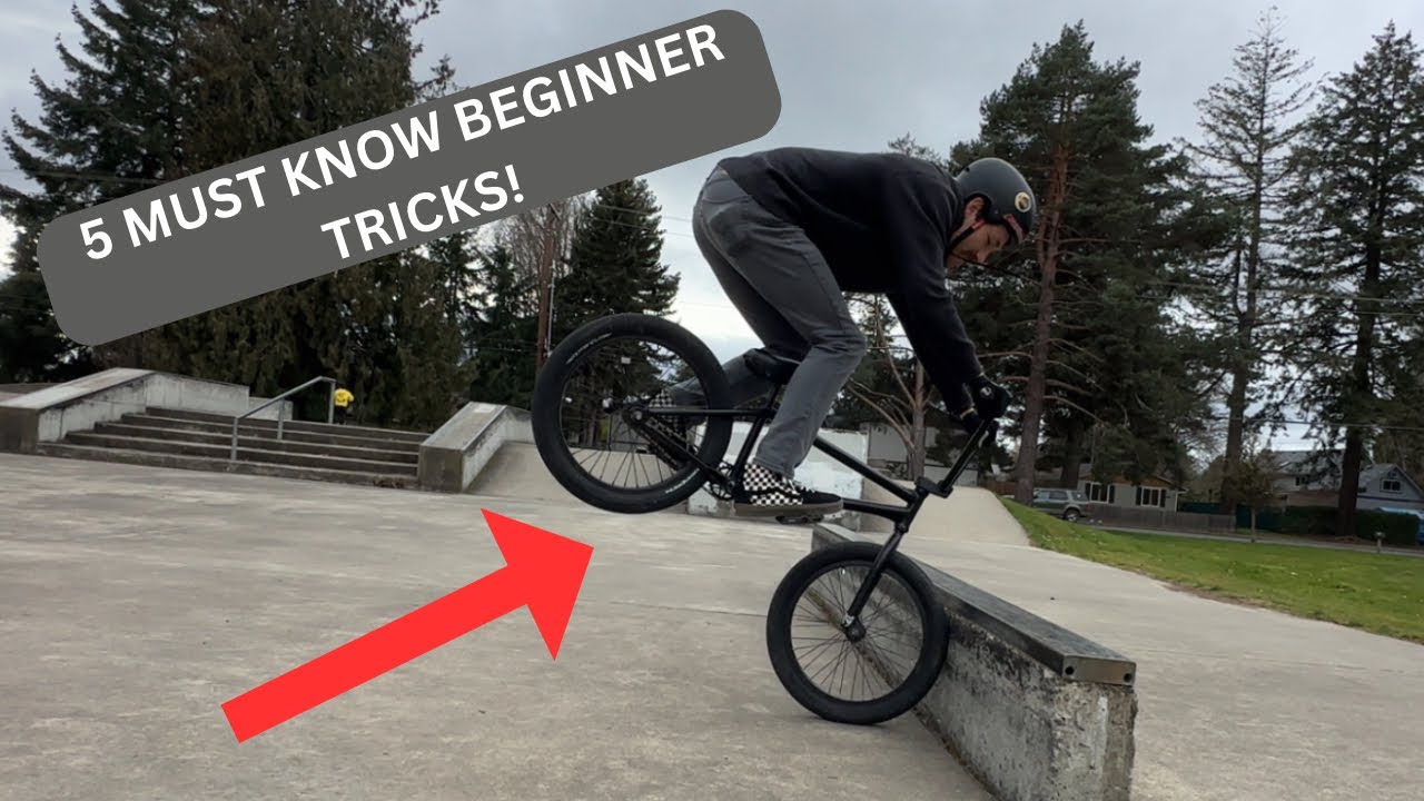 TOP 5 BEGINNER BMX TRICKS (Part 1) - YouTube