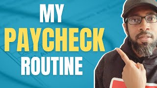 How I Budget My Paycheck - My Payday Routine (zero based budget)