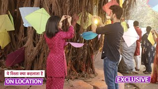 Yeh Rishta Kya Kehlata Hai | On Location | Abhira Aur Armaan Ne Bandhi Ped Par Patang, Mannat Puri