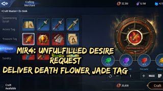 MIR4: Unfulfilled Desire | Deliver Death Flower Jade Tag