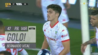 Goal | Golo Bernardo Vital: Estoril Praia 0-(1) Famalicão (Liga 21/22 #15)