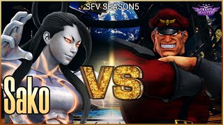 [SFV] Sako Seth vs SASAsf5 M.Bison