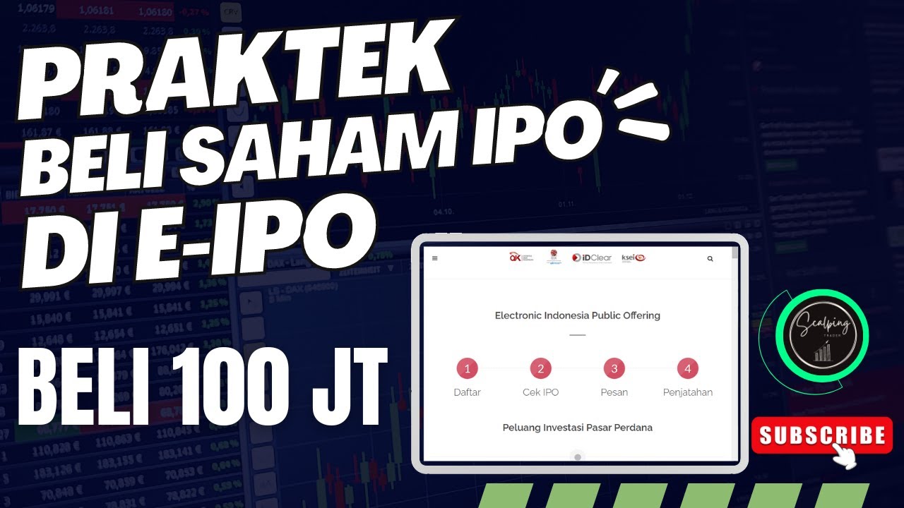 Tutorial Cara Beli Saham IPO Di E-IPO - YouTube