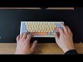 Gateron Smoothie | GMK67 | sound test ASMR typing