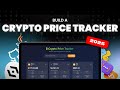 Build a Crypto Tracker with HTML, CSS & JavaScript Projects | Crypto Website Template Tutorial