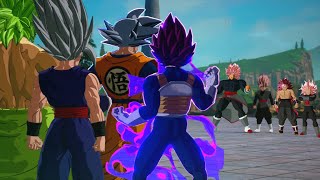 Super Fighters Team Vs The Blacks Team - Dragon Ball Sparking! Zero