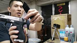 WE Glock 18 Force Series Airsoft Gas Blowback Pistol for Sir Darwin of CDO