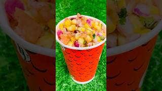 Corn chaat recipe 🌽 #shorts #youtubeshorts #viralshorts #chaat