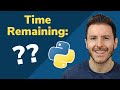 How to Make a New Year Countdown Timer in Python | Countdown Timer to Any Date