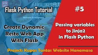 Passing Variables to Jinja2 | Flask Python Tutorial # 5