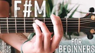 How To Play "F#m" Guitar Chord // Beginner Guitar Chord Series #20 #Shorts