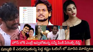 షణ్ముఖ ఎదురవుతున్న పెద్ద కష్టం ఓటింగ్ లో మారిన మార్పులు/హౌస్కి వస్తున్న సన్నీ పింకీ పేరెంట్స్ దీప్తి