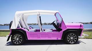 Moke America Pink Electric Car