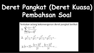 1.9. Deret Pangkat (Deret Kuasa)